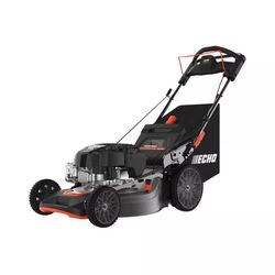 ECHO 21 in. 190 cc Briggs and Stratton Gas 3-in-1 Dual Blade RWD Self-Propelled Lawn Mower with Single Lever Deck Adjustment