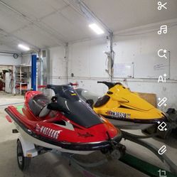 Jet Skis + Trailer 3 Clean Titles