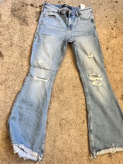 Hollister Ripped flared jeans