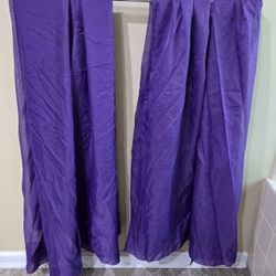 BRAND NEW 💜 PURPLE PAIR OF WINDOW SHEERS 
