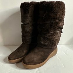 Oscar Sport FAUX FUR boots Brown 39