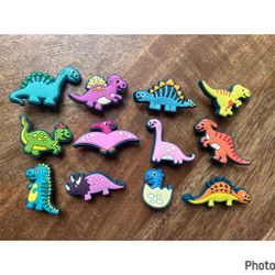 Dinosaur, Croc Charms Bundle