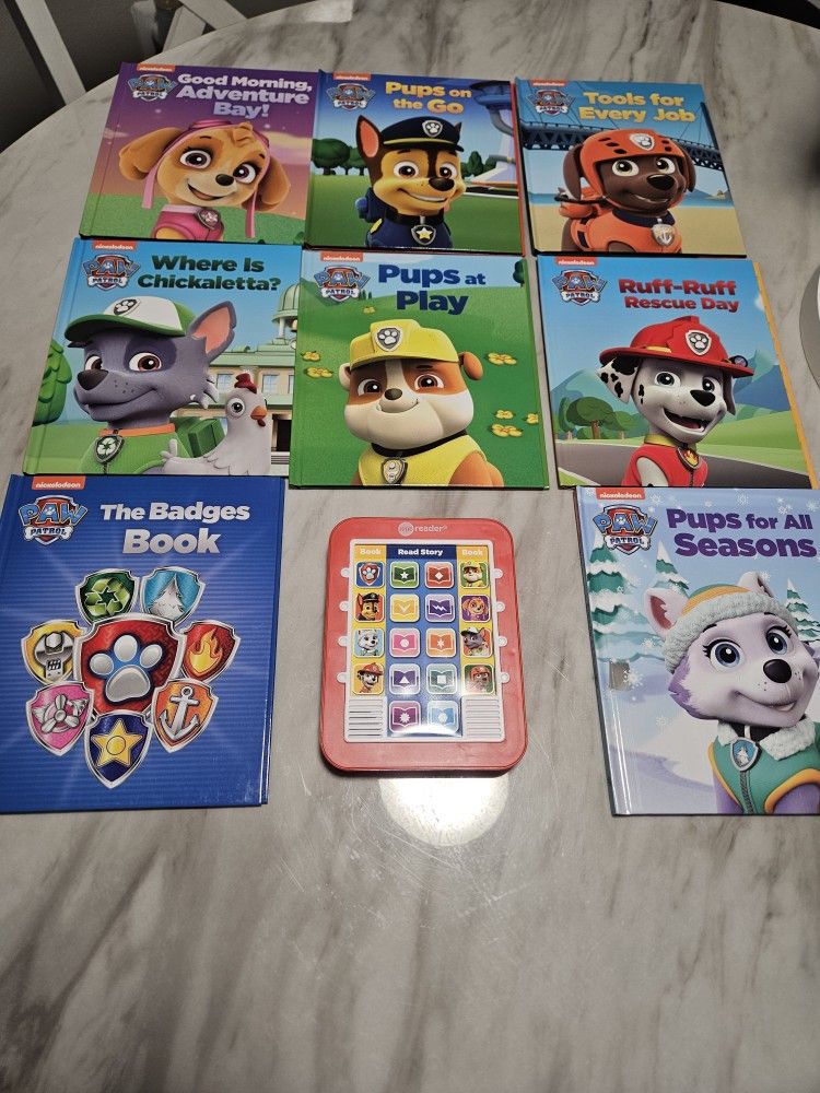 Paw Patrol Read Along Book Set