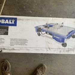 Kobalt 24V 7-in-Blade Cordless Wet Tabletop Sliding Table Tile Saw