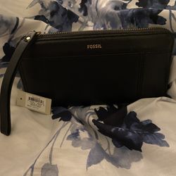 Fossil, Jodi Zip Clutch, Midnight Navy