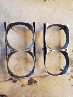 Original 1969 GTO Headlight Bezels