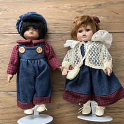 Vintage Porcelain Dolls The Collectors Choice(  Dan Dee)