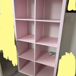 IKEA cube storage-Pink