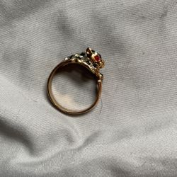 Gold Jaguar/ Leopard Ring