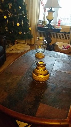 Coffee table and 2 side tables