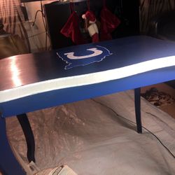 Hand painted Colts End Table