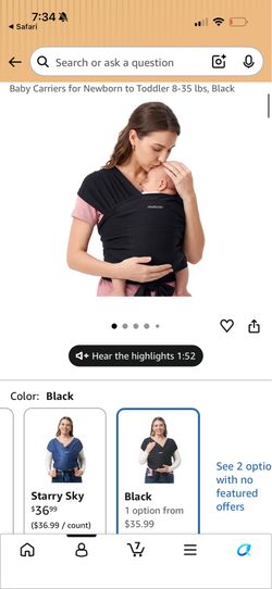 Momcozy Baby Wrap Carrier