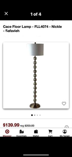 Silver and White Lamps