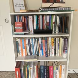 White Bookshelf 