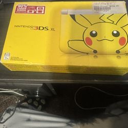 Pikachu 3ds Xl Box Only
