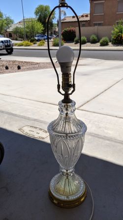 Vintage Crystal Lamp