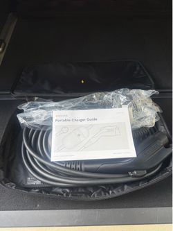 OEM Rivian Portable EV Charger (120V/240V) with Carrying Case – New