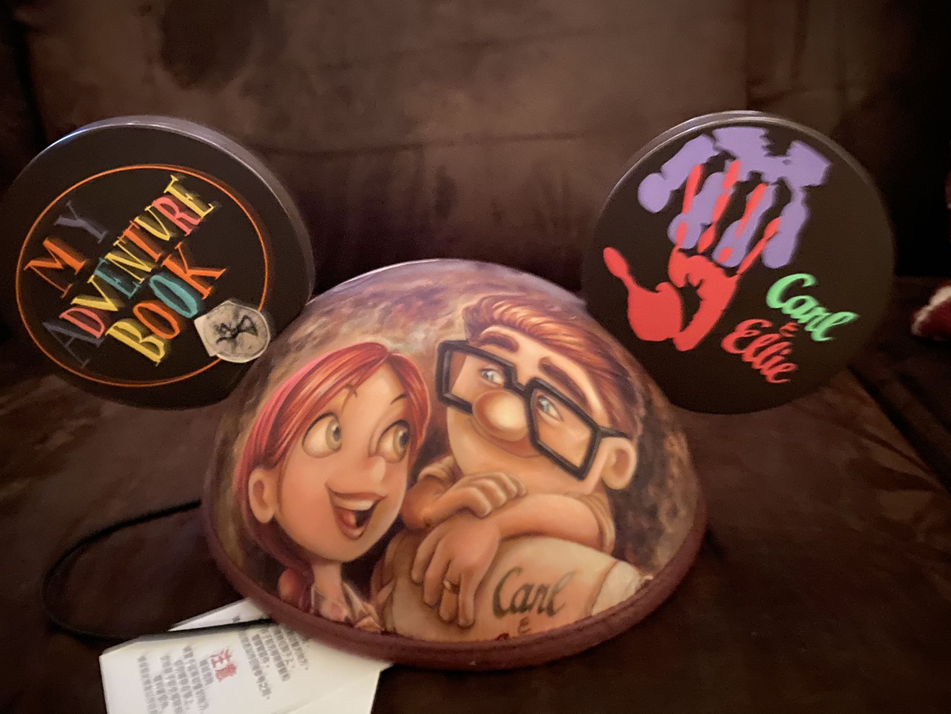 Disney Pixar Up Carl And Ellie Designer Collectible Ear Hat