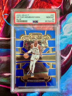 2023 Select Blue Victor Wembanyama PSA 10