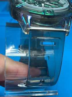 Guess Men's Transparent Watch