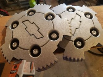 Two center caps for Colorado wheels