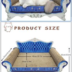 New  Cat Scratcher Couch Cardboard