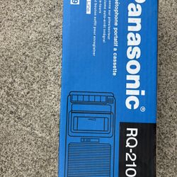 Panasonic Portable Cassette Recorder 