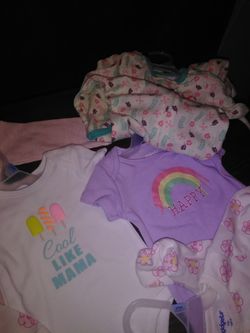 Brand new baby clothes $30 for all or $6 each