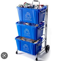 Frontgate Recycling Bins And Cart