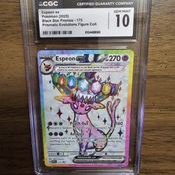 Pokemon Espeon EX #175 Black Star Promo Graded Slab CGC Gem Mint 10
