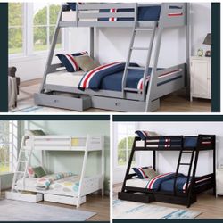 Bunk Bed Full And Twin Not Including Mattress 
