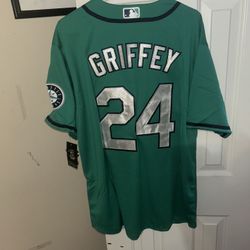 Nike Seattle Mariners Ken Griffey Jr. green jersey size XXL 