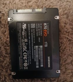 Samsung 870 EVO 1TB 2.5-inch SATA Internal Solid State Drive (SSD).