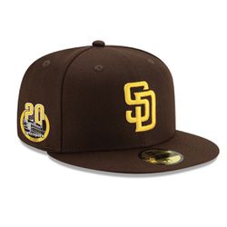 New Era San Diego Padres Petco Park 20th Ann.  Connect Brown Fitted Hat 59FIFTY