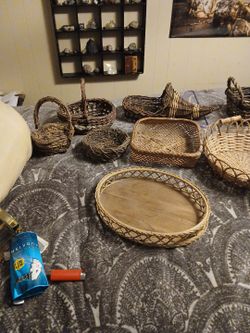 9 Whicker Baskets 