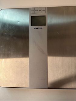Salter Ultimate Accuracy Electronic Scale Brushed Stainless Steel OBO