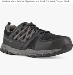 Reebok Men Sublite Slip Resistant Steel Toe Work/Duty