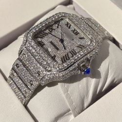 Vvs1 Moissanite Diamonds Watch Carti 