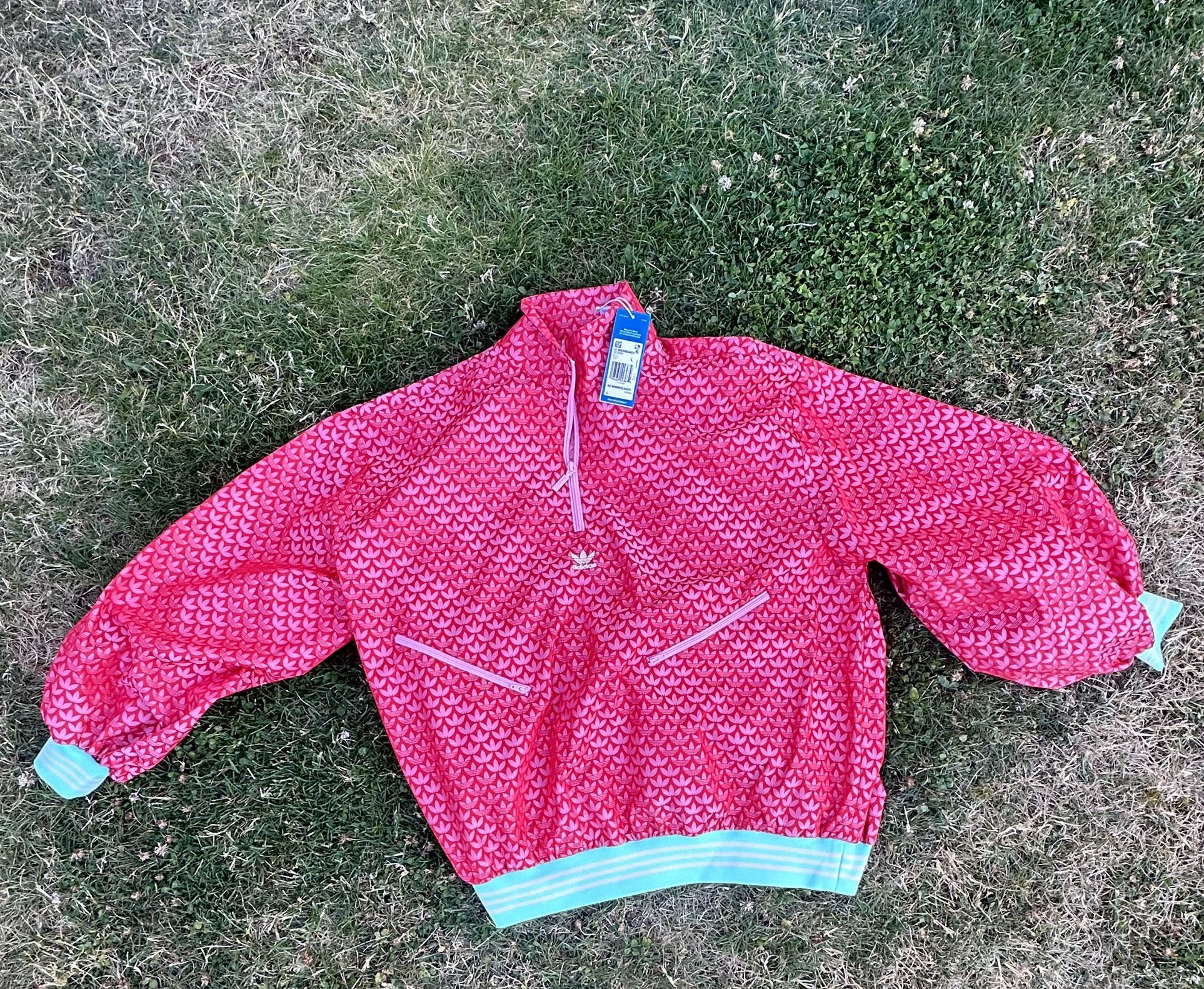 Adidas ADICOLOR 70S HALF-ZIP MONOGRAM WINDBREAKER