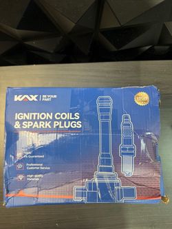 KAX 8 Ignition Coils & 8 Spark Plugs Set for Silverado 1500, Sierra 1500 -NEW (3497/4)