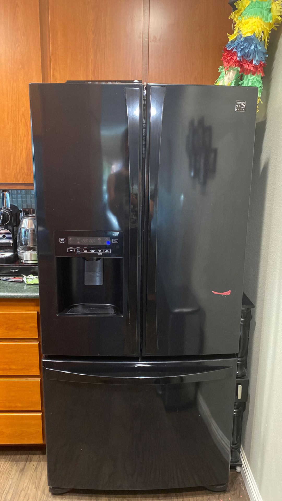Kenmore Elite 71039 25.0 cu. ft. French-Door Bottom-Freezer Refrigerator - Black