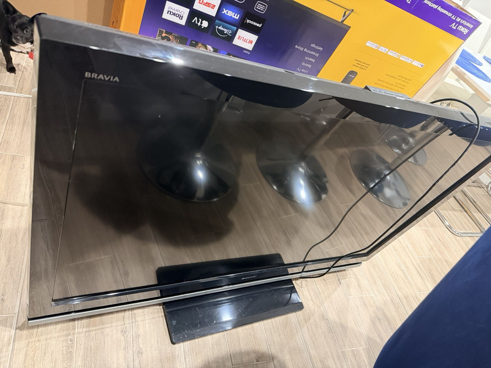 52” Sony Flat Screen With Roku