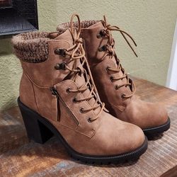 Torrid Winter Heeled Boots (Size 10)