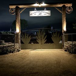 Ranch Entry, Rustic Ranch Structures, T Poles