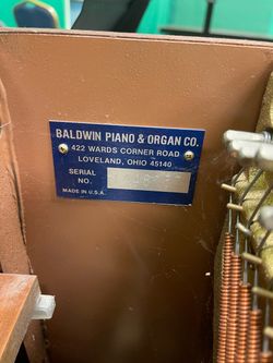 Baldwin Piano & Organ Co. Piano