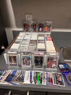 Basketball card collection includes everything in photos 1990s-current
