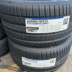 FALKEN AZENIS FK510 275/35ZR18XL Price$225 Each