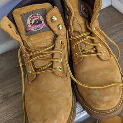 Men Steel Toe Work Boots Size 8