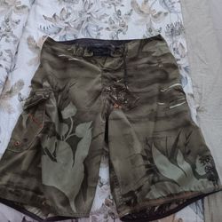Quicksilver Board Shorts Size 34