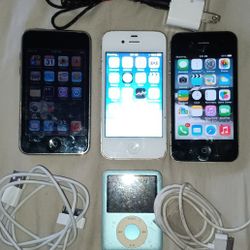 Rare Sprint Patriot Expo Apple iPhone 4 8GB Version 7.1.2 MD200LL/A Cell Phone $50 Apple iPod Touch - 2nd Gen Black - 8 GB  Model A1288 $45